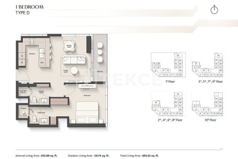 2 bedrooms Apartment in Meydan, UAE No. 188241 24