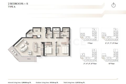 2 bedrooms Apartment in Meydan, UAE No. 188241 21
