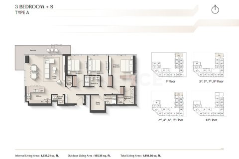 2 bedrooms Apartment in Meydan, UAE No. 188241 20