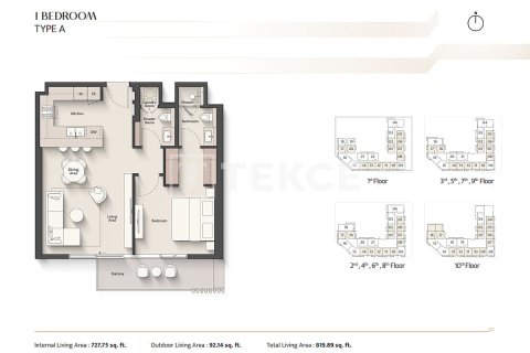 2 bedrooms Apartment in Meydan, UAE No. 188241 18