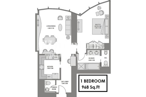 1 غرف نوم شقة في برج خليفة, الإمارات العربية المتحدة رقم 134599 19