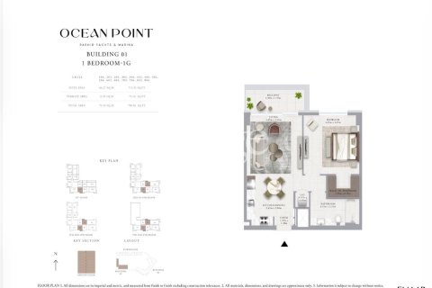 Apartment de 1 dormitorio en Mina Rashid, UAE No. 185756 12