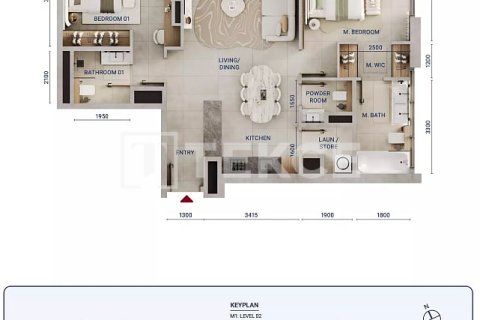 Appartement de 1 chambre à Dubai, UAE No. 146627 17