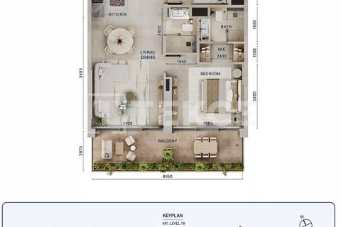 Appartement de 2 chambres à Dubai, UAE No. 146628 15