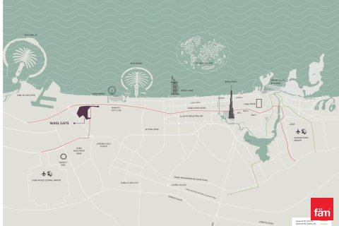 Квартира с 2 спальнями в Джабаль-Али, ОАЭ №148680 11