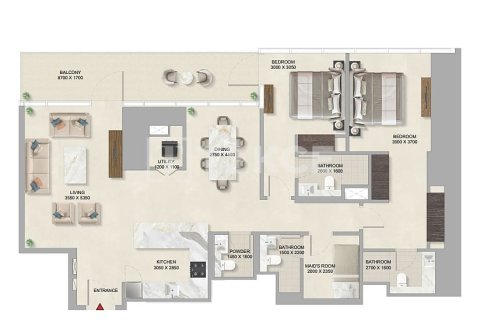 Appartement de 2 chambres  No. 117126 31