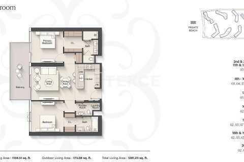 2 bedrooms Apartment in Dubai, UAE No. 143984 22