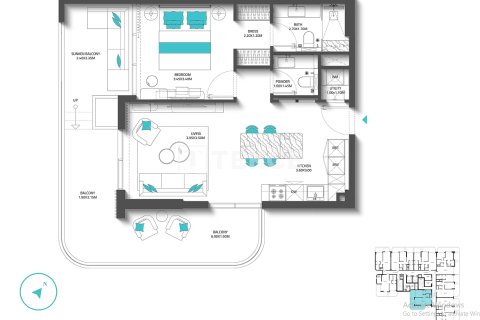 2 bedrooms Apartment in Dubai, UAE No. 143988 30