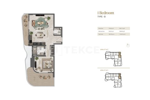 Appartement de 1 chambre à Al Marjan Island, UAE No. 146635 30