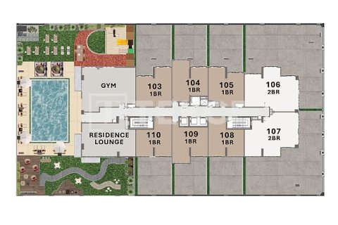 Appartement de 1 chambre à Dubai, UAE No. 146631 28