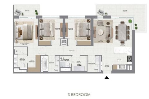 Квартира с 3 спальнями в Дубай, ОАЭ №137126 11