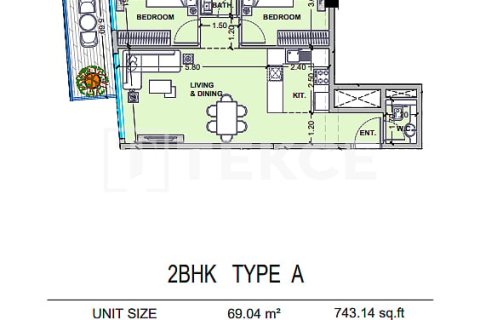 Apartment de 1 dormitorio en Dubai Land, UAE No. 172195 17