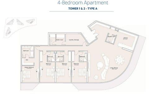 Appartement de 1 chambre à Yas Island, UAE No. 170467 9
