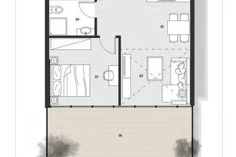 Penthouse de 1 chambre à Al Maryah Island, UAE No. 170471 7