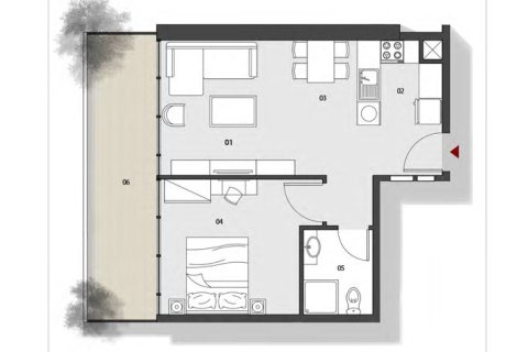 Penthouse de 1 chambre à Al Maryah Island, UAE No. 170471 8
