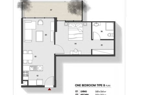 Penthouse de 1 chambre à Al Maryah Island, UAE No. 170471 4