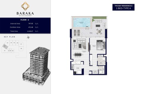Penthouse de 3 chambres à Yas Island, UAE No. 170469 11