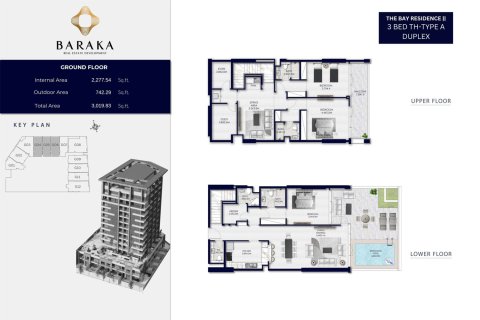 Penthouse de 3 chambres à Yas Island, UAE No. 170469 8