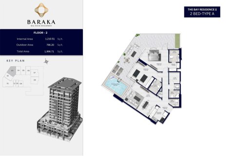 Penthouse de 3 chambres à Yas Island, UAE No. 170469 12