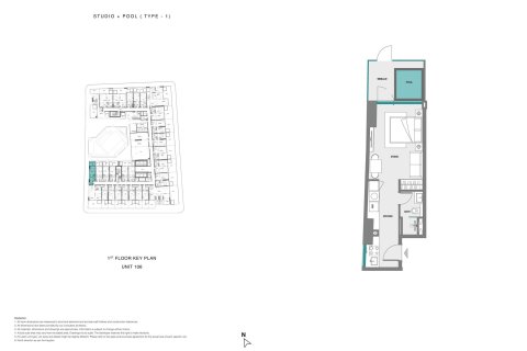 Apartamento tipo estudio Estudio en Samana Boulevard Heights
Dubai Land, UAE No. 173118 11