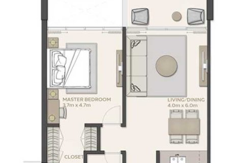 90مربع، شقة في MANGROVE RESIDENCES  رقم 108793 5