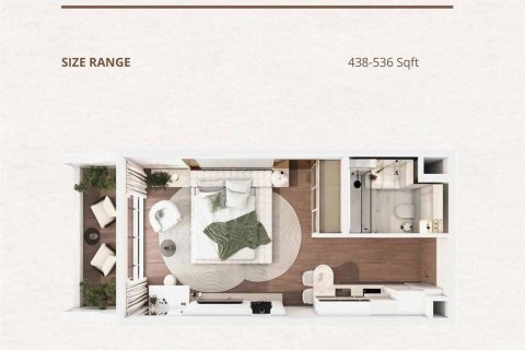 Apartamento tipo estudio Estudio en Majan, UAE No. 170357 17