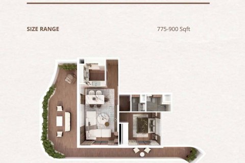 Apartamento tipo estudio Estudio en Majan, UAE No. 170357 18