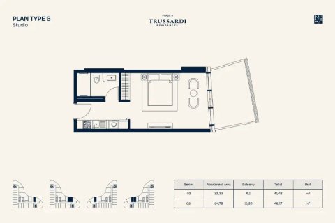 Studio Apartment in Al Furjan, UAE No. 170358 13