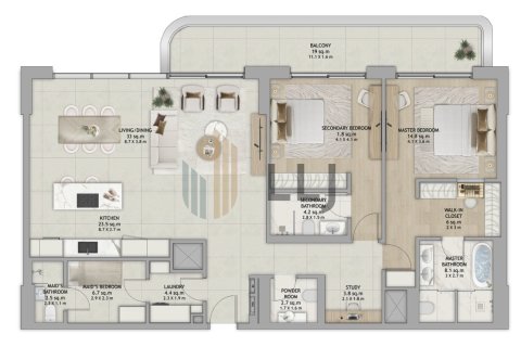 2 bedrooms Apartment  No. 131496 15
