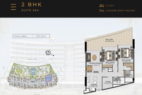 Apartment de 1 dormitorio en 48 PARKSIDE BY TABEER Al Barsha, UAE No. 173156 8