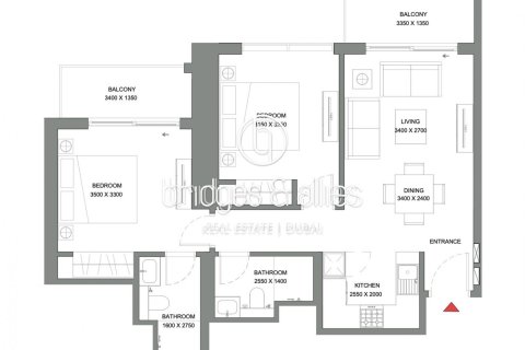 Apartment de 2 dormitorios en Mohammed Bin Rashid City, UAE No. 103153 17