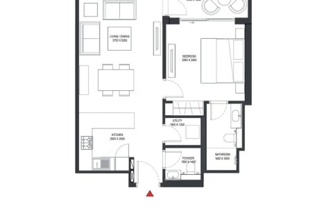 Квартира с 1 спальней №120247 8