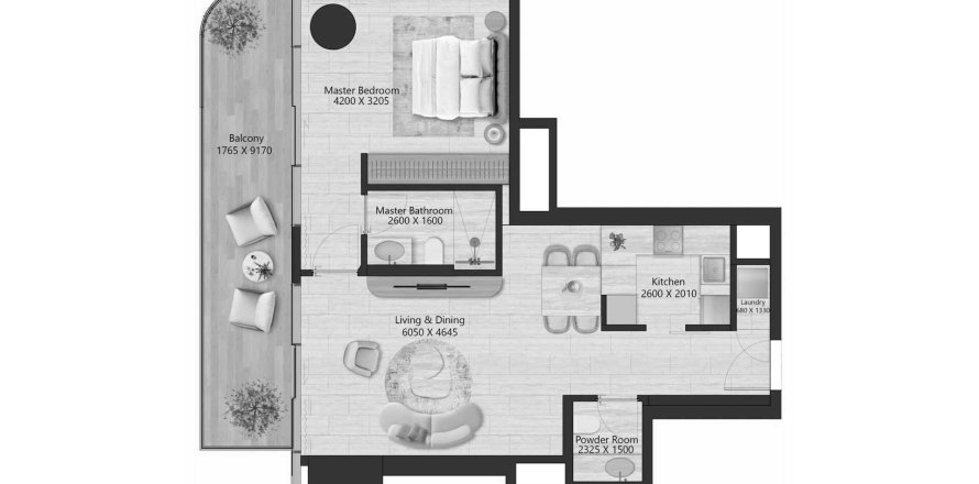 Apartment de 1 dormitorio en IL Vento  No. 125703