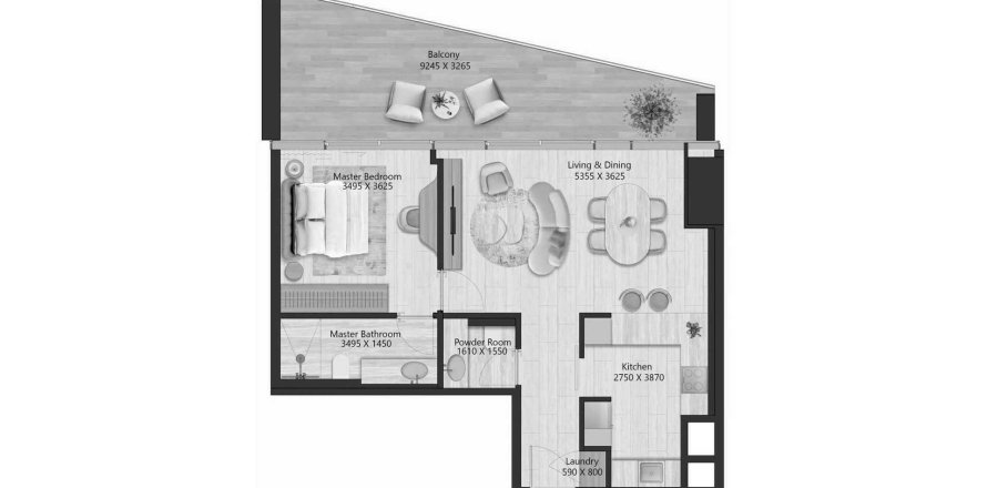 Apartment de 1 dormitorio en IL Vento  No. 125704