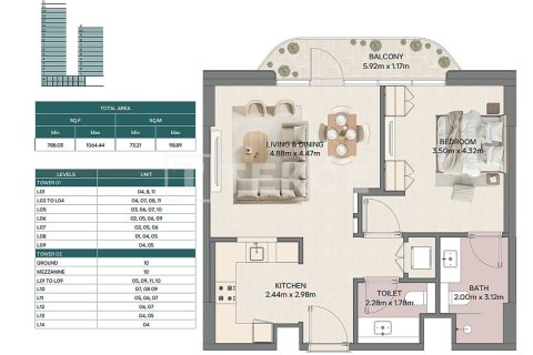 Appartement de Studio à Ras Al Khaimah, UAE No. 168752 14