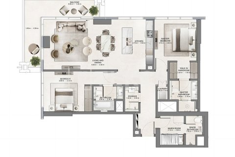 Appartement de 3 chambres à Dubai, UAE No. 145110 27