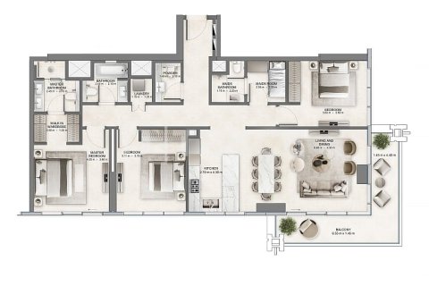 Appartement de 3 chambres à Dubai, UAE No. 145110 28