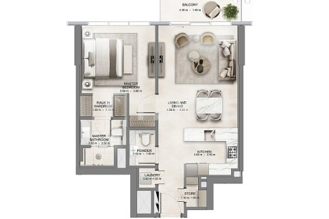 Appartement de 3 chambres à Dubai, UAE No. 145110 24