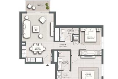 Appartement de 2 chambres  No. 109087 4