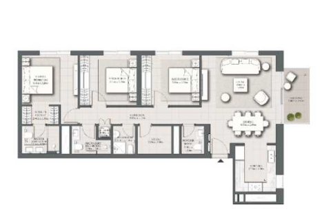 Квартира с 3 спальнями  №109085 4