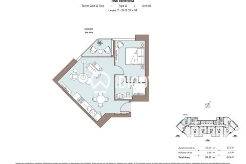 1 bedroom Apartment in Maritime City, UAE No. 184588 12