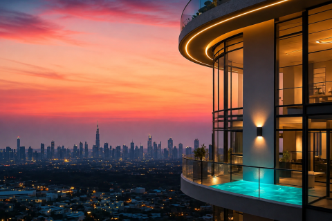 Apartment de 1 dormitorio en Dubai, UAE No. 203526