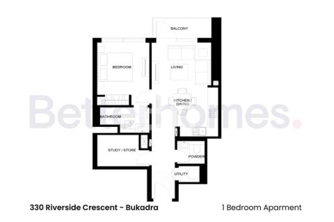 Appartement de 1 chambre  No. 114090 3