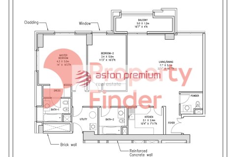 Appartement de 2 chambres à Jumeirah Beach Residence, UAE No. 140829 20
