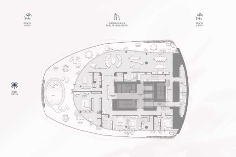 Квартира с 5 спальнями в COMO RESIDENCES,  №108859 9