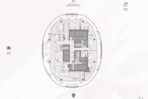 Квартира с 4 спальнями в COMO RESIDENCES,  №108857 10