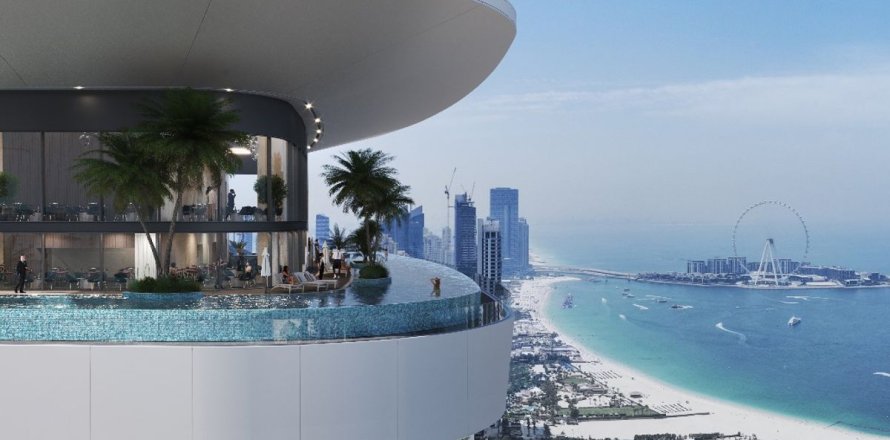 Apartment de 1 dormitorio en Dubai Harbour, UAE No. 100306
