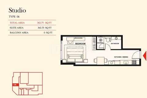 Apartamento tipo estudio Estudio en Al Satwa, UAE No. 172221 28