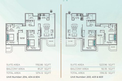 3 غرف نوم شقة في دبي, الإمارات العربية المتحدة رقم 144118 24