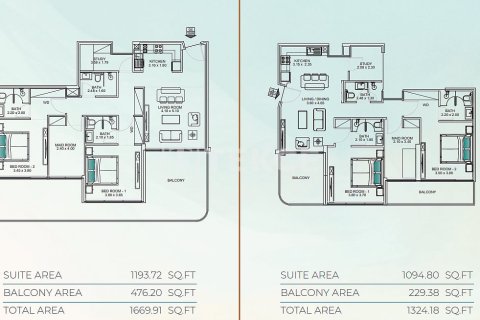 2 غرف نوم شقة في دبي, الإمارات العربية المتحدة رقم 144117 29